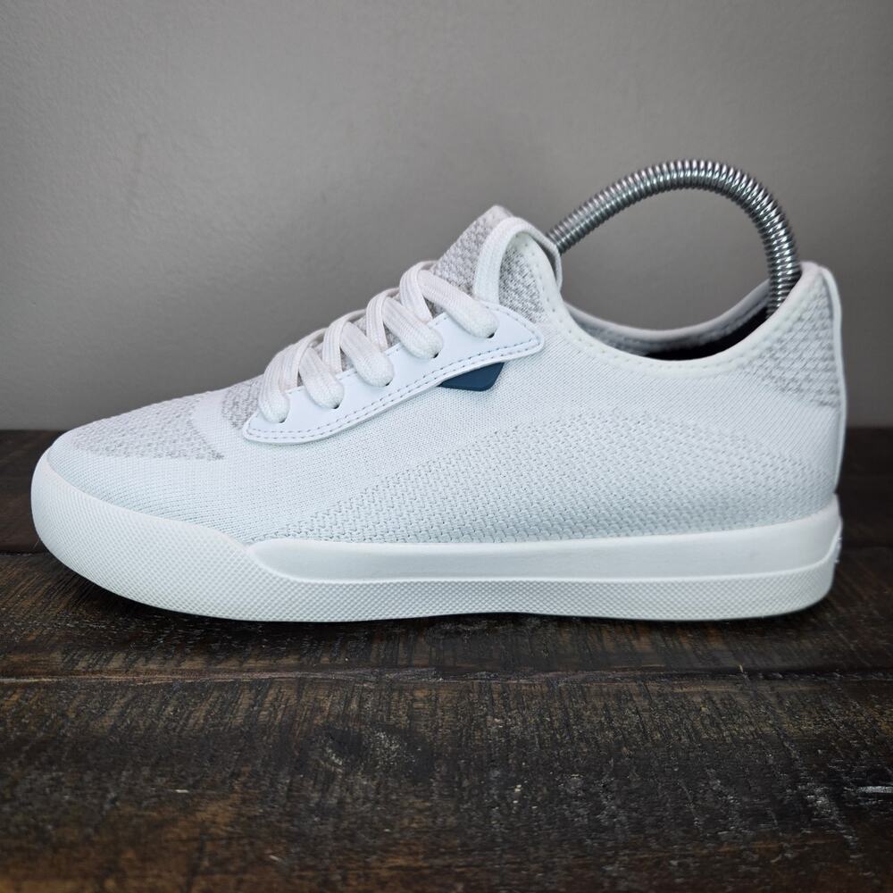 Vessi Women's White Knit Sneakers - Picture 7 of 12